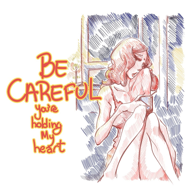 HOLDING HEART