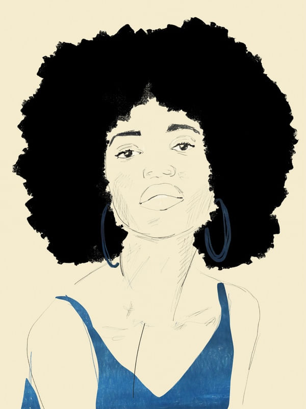 MINIMAL WOMAN PORTRAIT