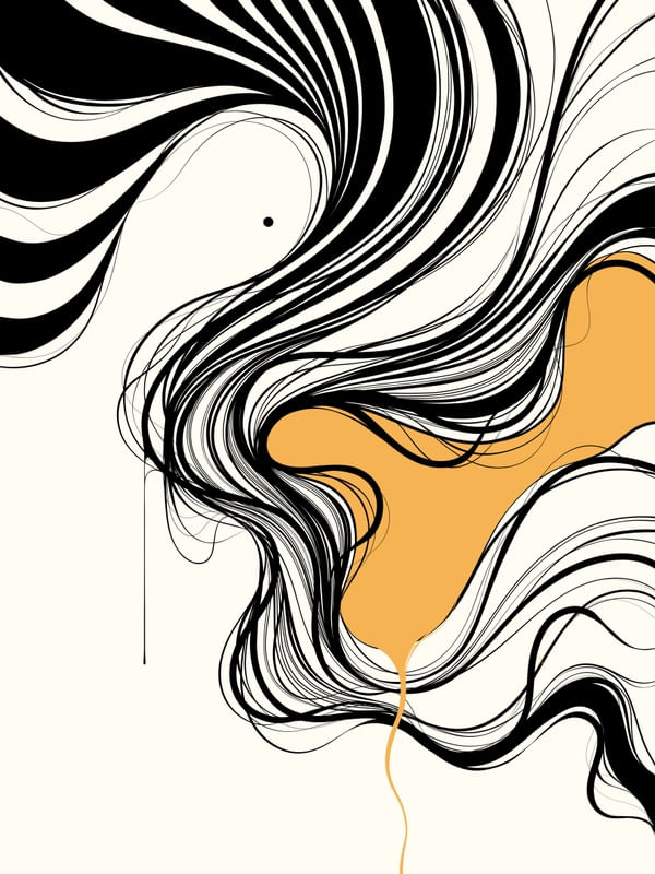ABSTRATO VISCOSIDADE - AMARELO