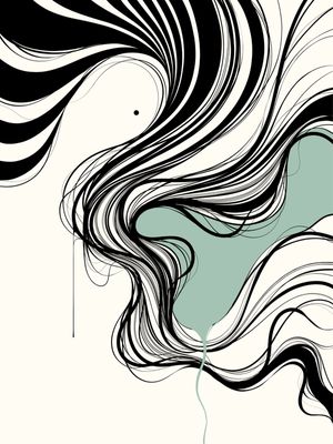 ABSTRATO VISCOSIDADE - VERDE ÁGUA