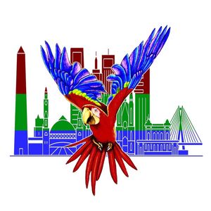 ARARA COLORINDO A CIDADE