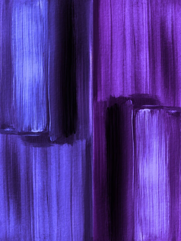SYMBIOSIS 3, TOLET ROXO AZUL ABSTRATO COLORIDO PINCELADAS PINTURA