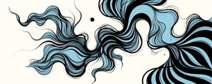 ABSTRATO ORGANIC 1 INVERSO - AZUL