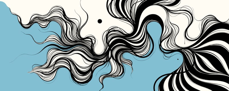 ABSTRATO ORGANIC 1 - AZUL