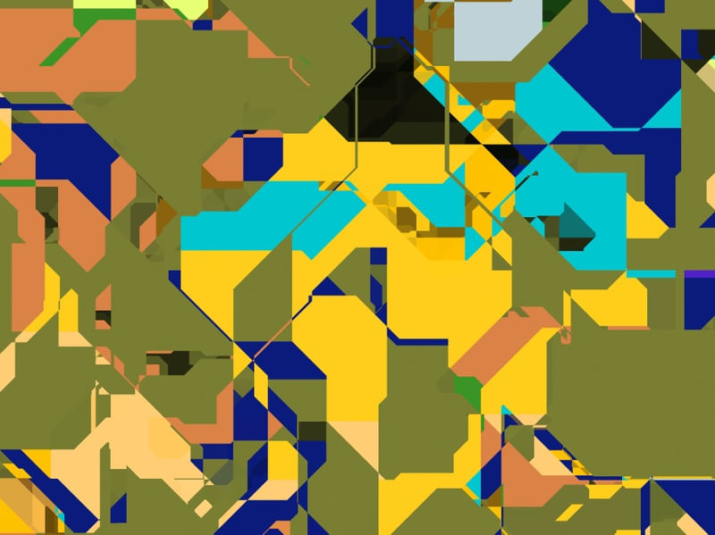 ABSTRATO GEOMÉTRICO COR 2