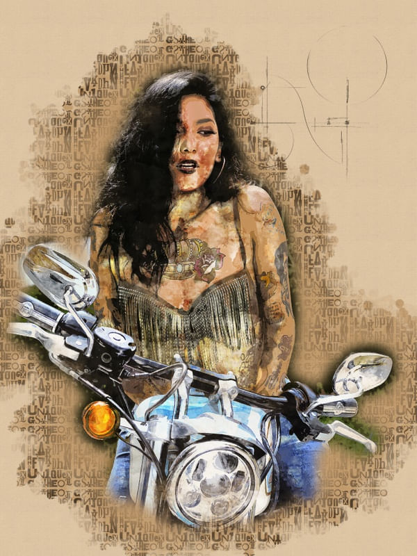 DAMA DA MOTO