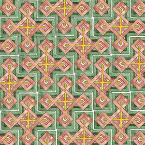 AZULEJO QUADRADO EM AQUARELA 55 - SERIE