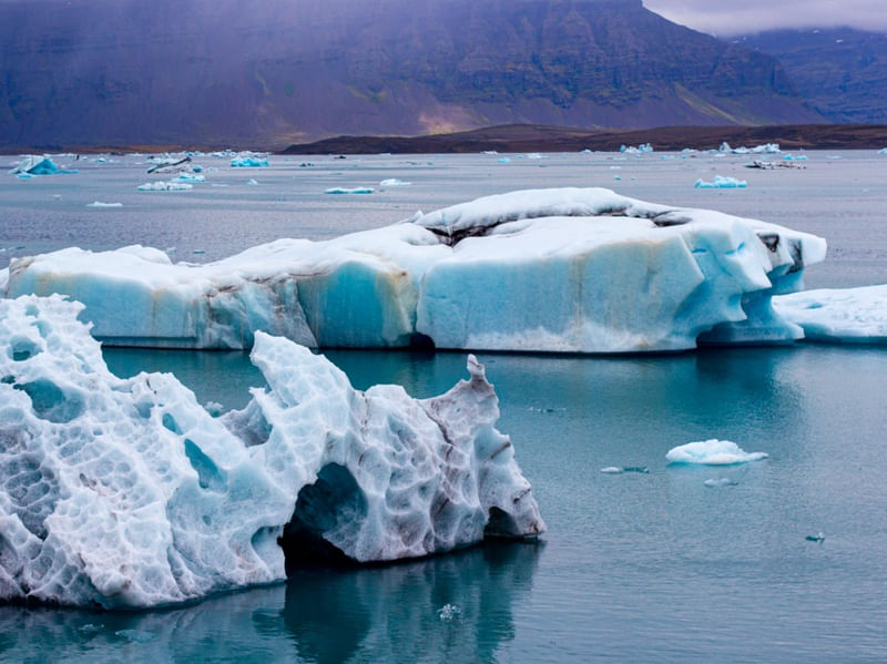 ICEBERGS NA ISLÂNDIA