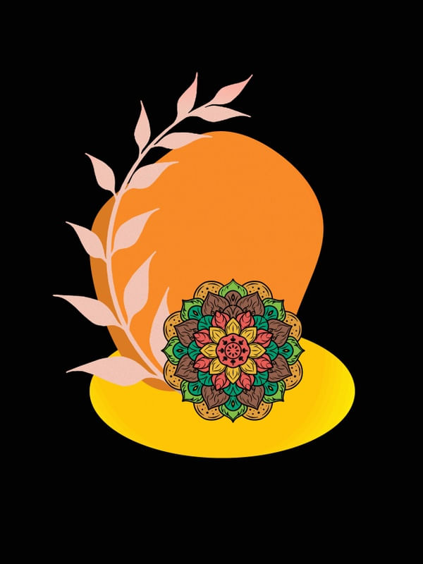 MANDALA LARANJA 2