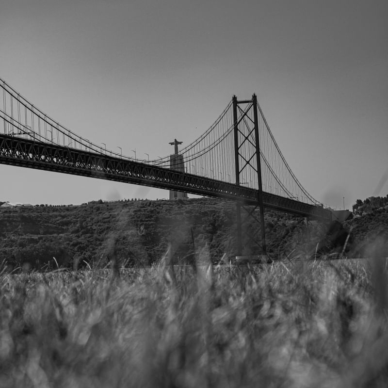 PONTE 25 ABRIL AT LISBOA, PORTUGAL