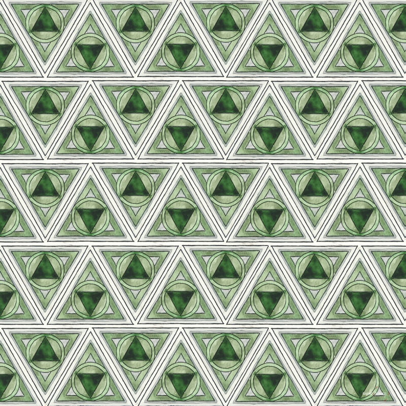 AZULEJO QUADRADO EM AQUARELA 31 - SERIE