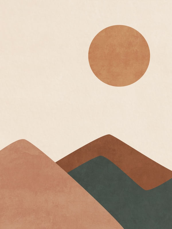 MINIMAL LANDSCAPE - TERRACOTTA 1