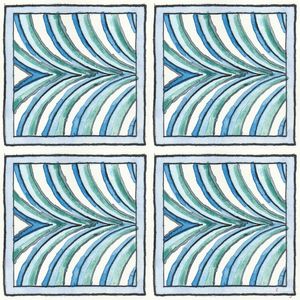 AZULEJO QUADRADO EM AQUARELA 17 - SERIE
