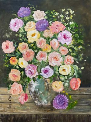 FLORES TONS PASTEL