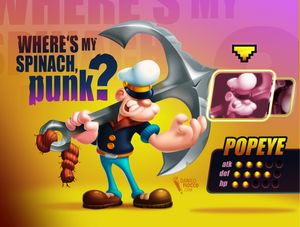 WHERE'S MY SPINACH, PUNK?