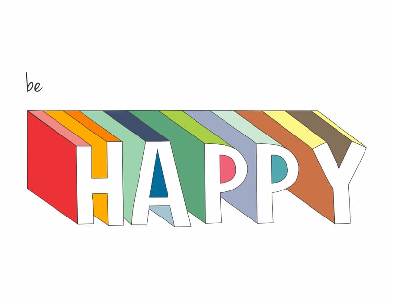 BE HAPPY COLOR