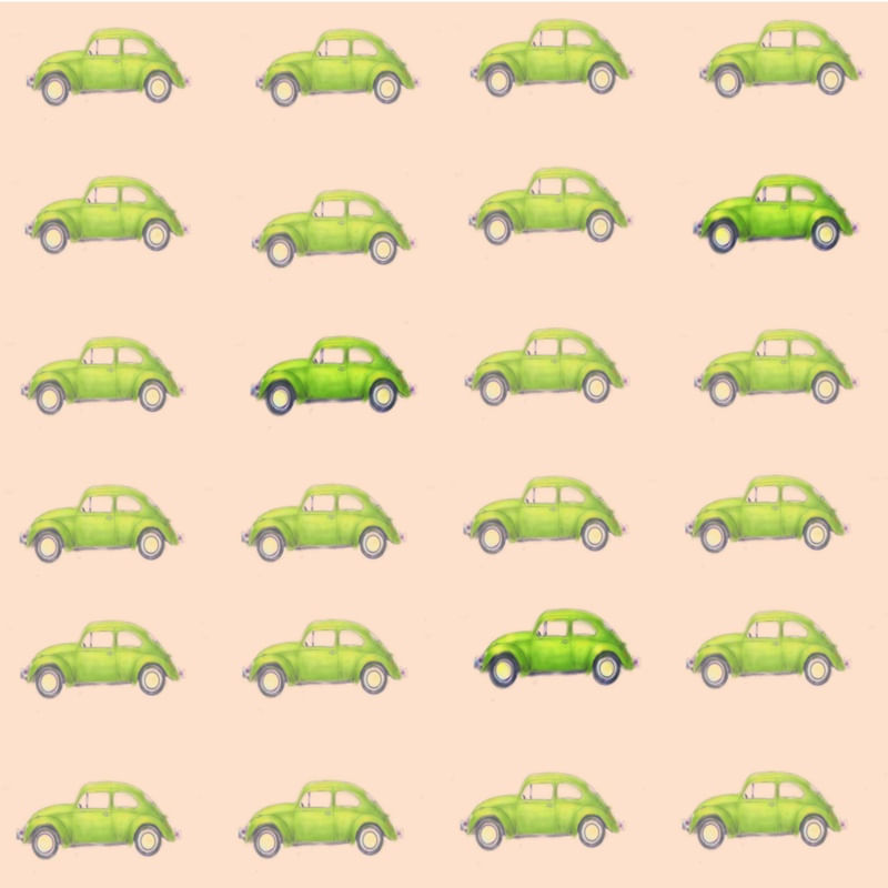 FUSCAS VERDES EM FUNDO ROSA 2
