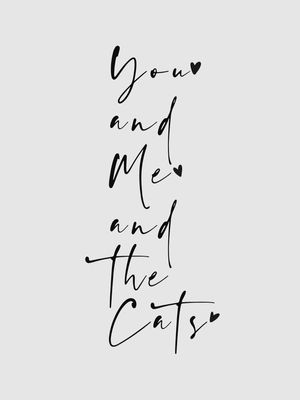 YOU AND ME AND THE CATS