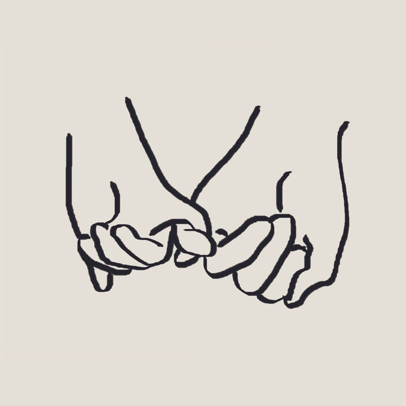 MÃOS DADAS MINIMAL