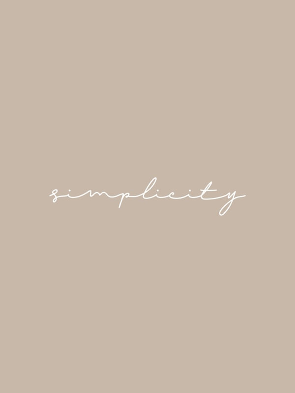 THE SIMPLICITY