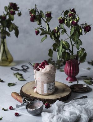 SORVETE DE FRUTAS VERMELHAS