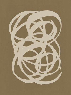 INK SCRIBBLE - OCHRE