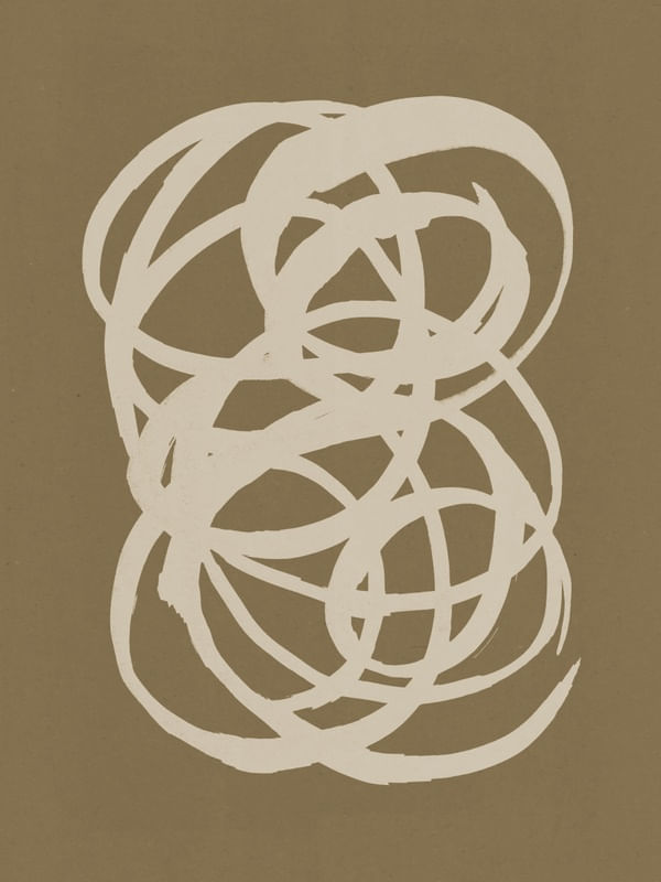 INK SCRIBBLE - OCHRE