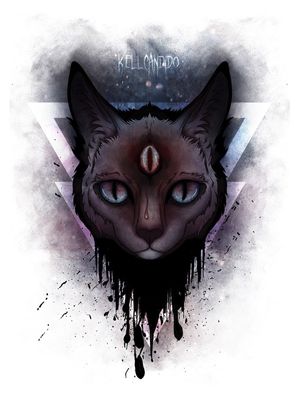 DARK HORROR CAT
