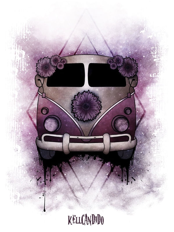 KOMBI HIPPIE ART