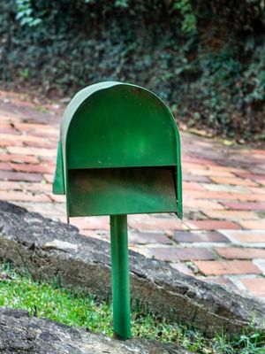 CAIXA DE CORREIO VERDE