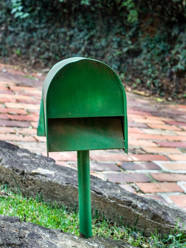 CAIXA DE CORREIO VERDE