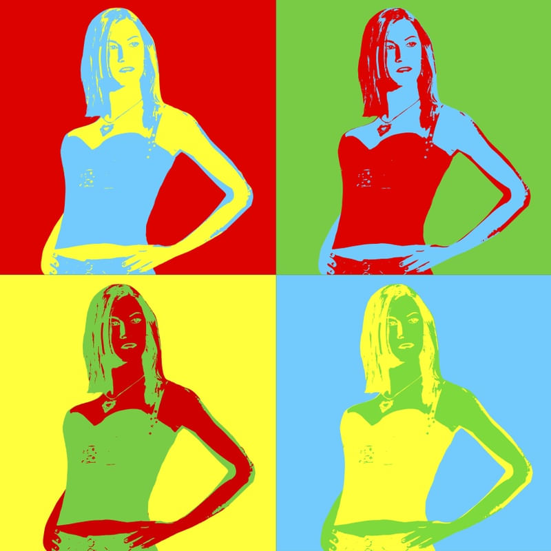 GISELE BÜNDCHEN POP ART 1