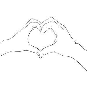 HANDS - I LOVE YOU - SQUARE