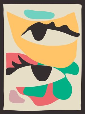 MODERN ABSTRACT ART EYES