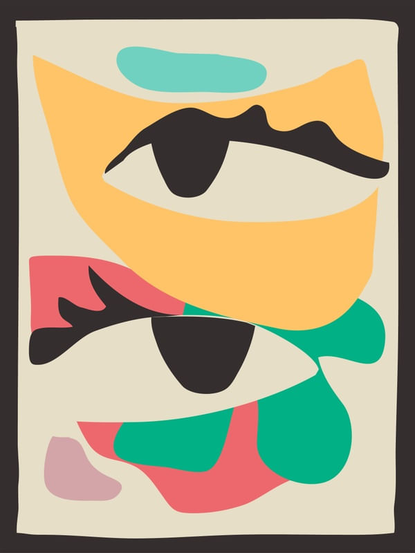 MODERN ABSTRACT ART EYES