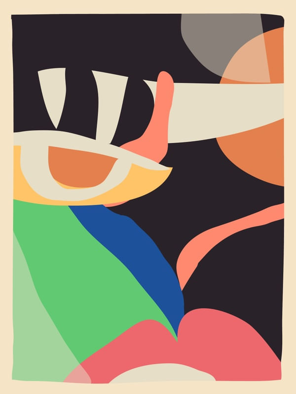 MODERN ABSTRACT ART FACE 3