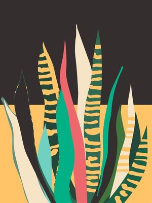 MODERN ABSTRACT ART PLANT 5