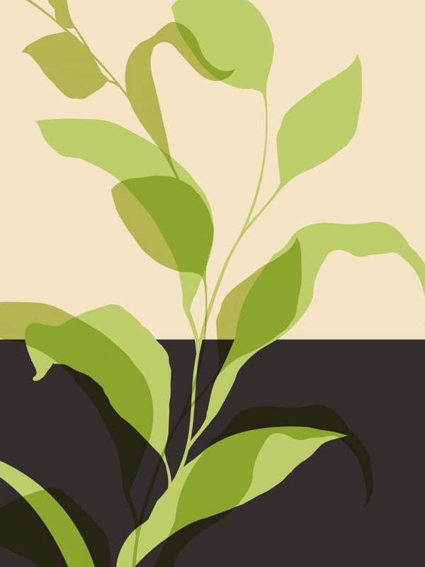MODERN ABSTRACT ART PLANT 8