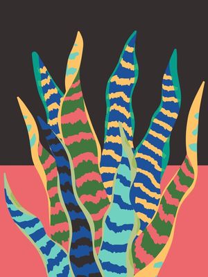 MODERN ABSTRACT ART PLANT 10