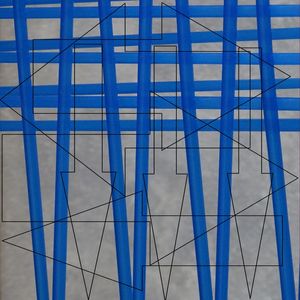 BLUE LINES AND BLACK ARROWS.