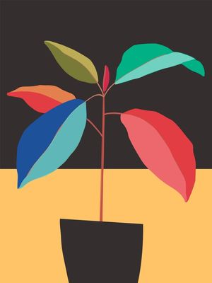 MODERN ABSTRACT ART PLANT 11