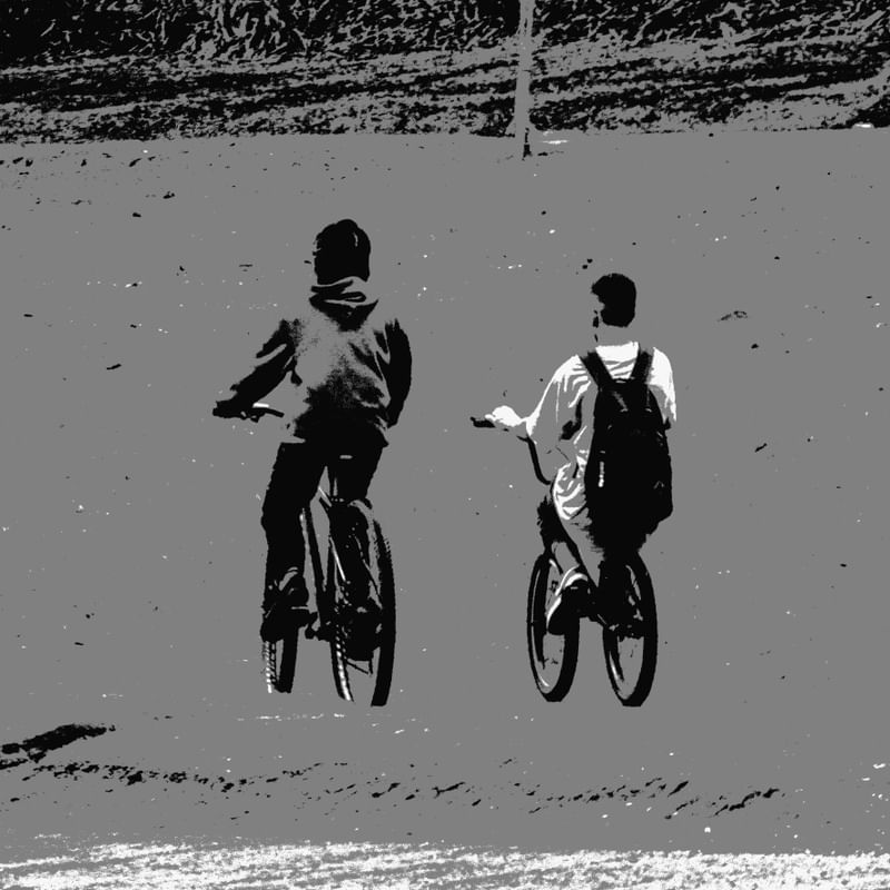 I LOVE MY BIKE AND MY FRIEND