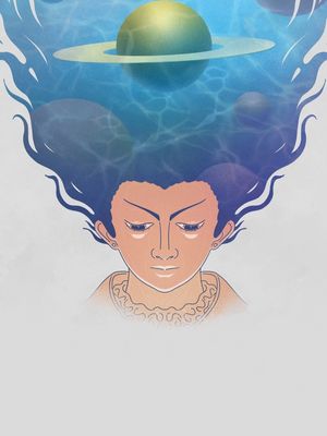 CABEÇA DE PLANETAS