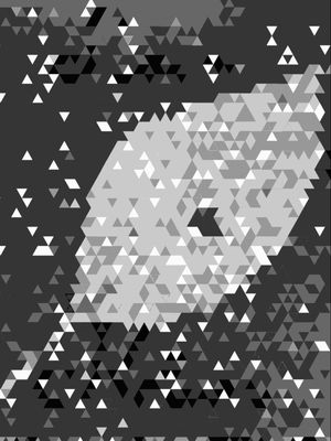 FOLHA, ABSTRATO PRETO