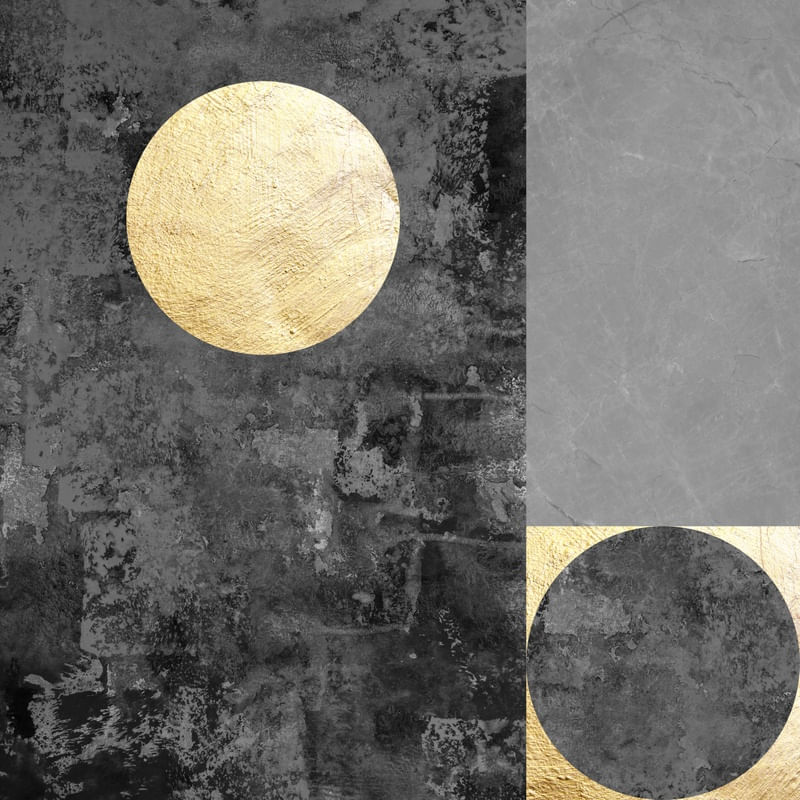GRAY AND GOLD IX