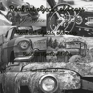REAL ART OBJECTS, VINTAGE CARS