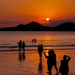 PÔR DO SOL - SANTOS-SP
