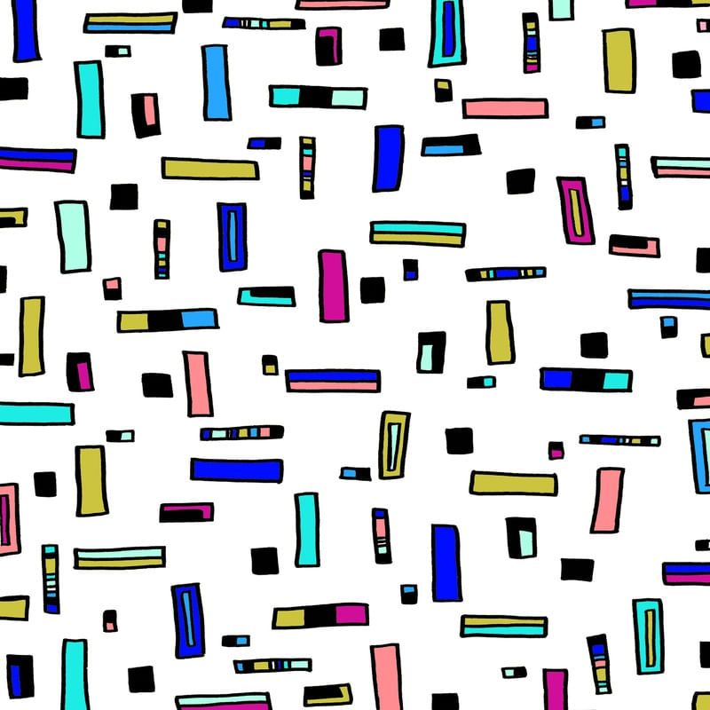 CITY GRID 4, TROPICAL MODERNO GEOMETRICO COLORIDO PADRONIZAR