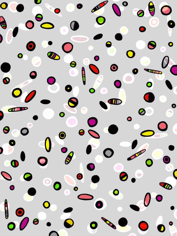 A SPOONFUL OF SUGAR 1, COLORIDO MODERNO CIRCULOS GEOMETRICO PADRONIZAR SKETCH