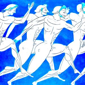 PANATHENAIC PRIZE BLUE